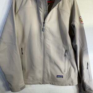 Patagonia Women's Guide Softshell Fleece Lined Full Zip Jacket Gray